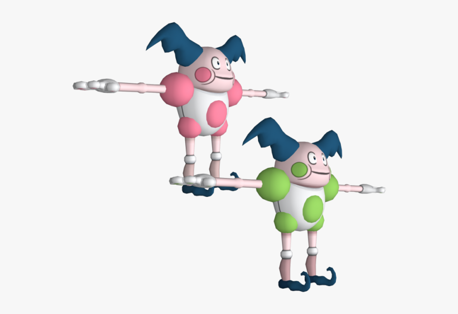 Mime 3d Model Mr Mime Jr Pokemon Go Free Transparent Clipart Clipartkey