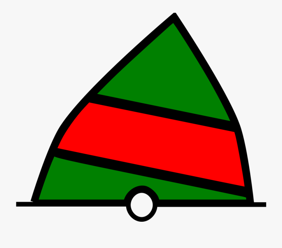 Free Clip Art "conical Buoy Green Red Green - Conical Buoy, Transparent Clipart
