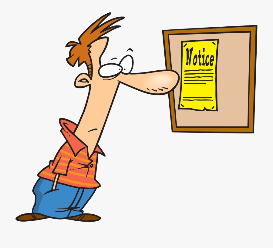 Notice Board Office - Notice Cartoon, Transparent Clipart