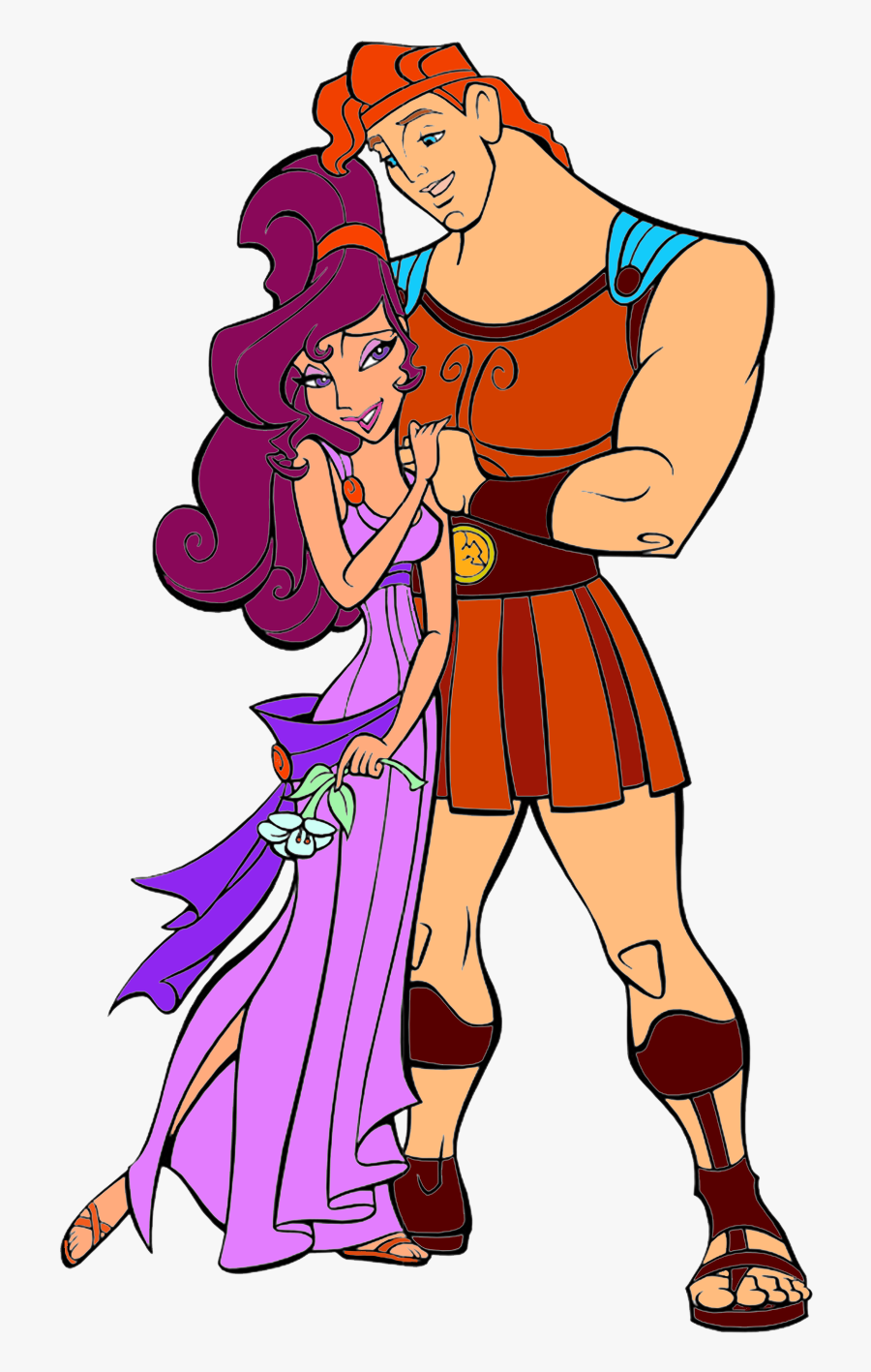 Megara Disney"s Hercules The Walt Disney Company Deianira - Disney Hercules And Meg, Transparent Clipart