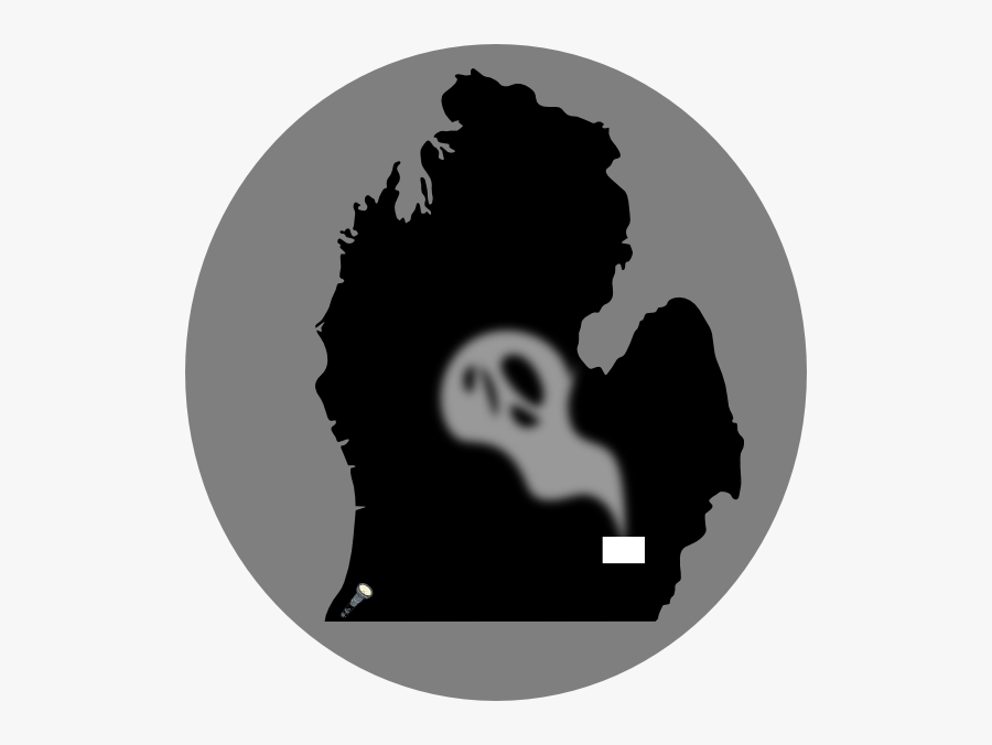 State Of Michigan Silhouette, Transparent Clipart