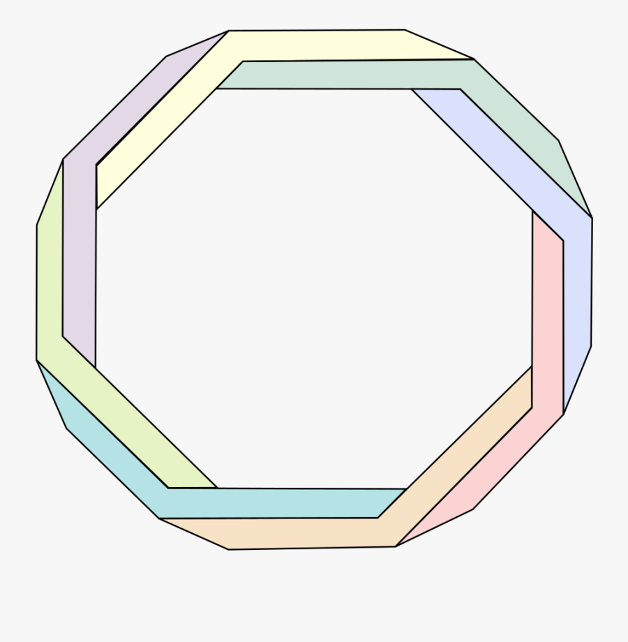 File - Penrose Octagon - Svg, Transparent Clipart