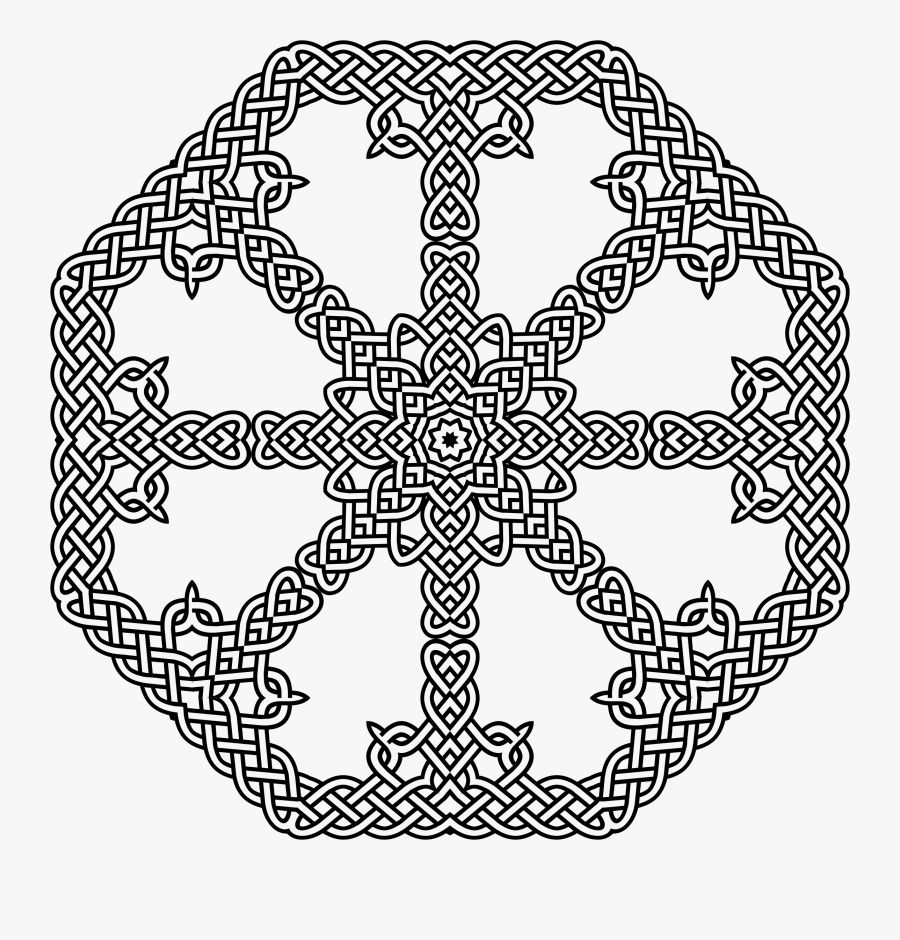 Celtic Knot Octagon Clip Arts - Celtic Knot Octagon, Transparent Clipart