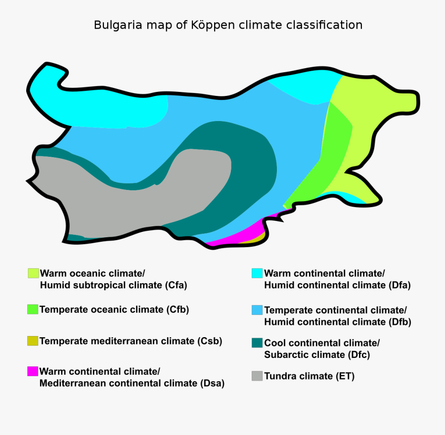 Pictures Posters News And - Bulgaria Koppen Climate Classification, Transparent Clipart