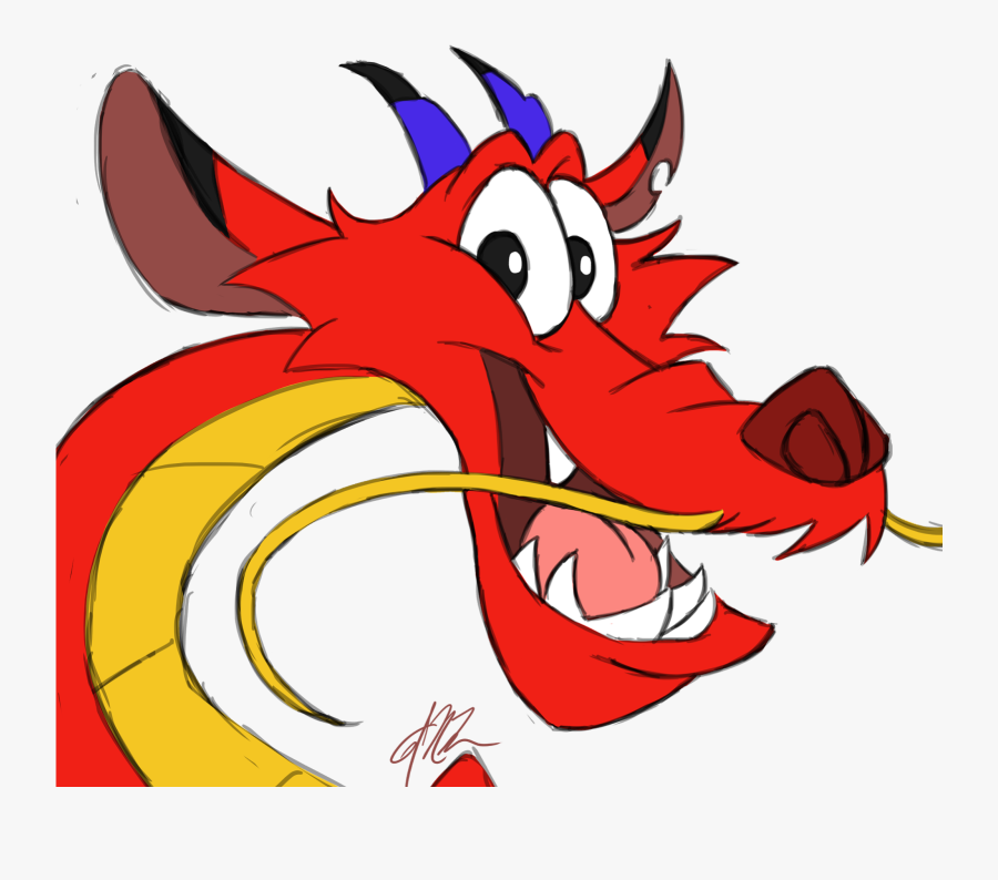 Mushu Png Image Background - Mushu Mulan Transparent, Transparent Clipart