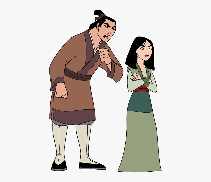 Back To Mulan Clip Art Menu - Cartoon, Transparent Clipart