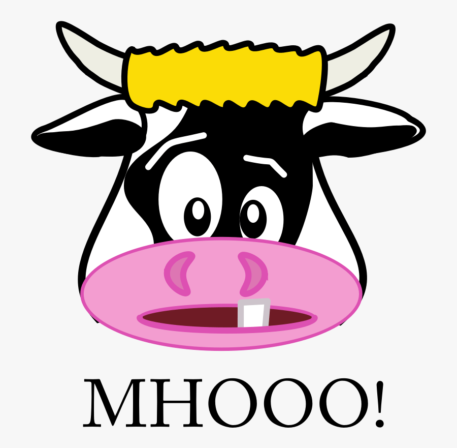 Cow Head Clipart - Gambar Kartun Kepala Sapi, Transparent Clipart