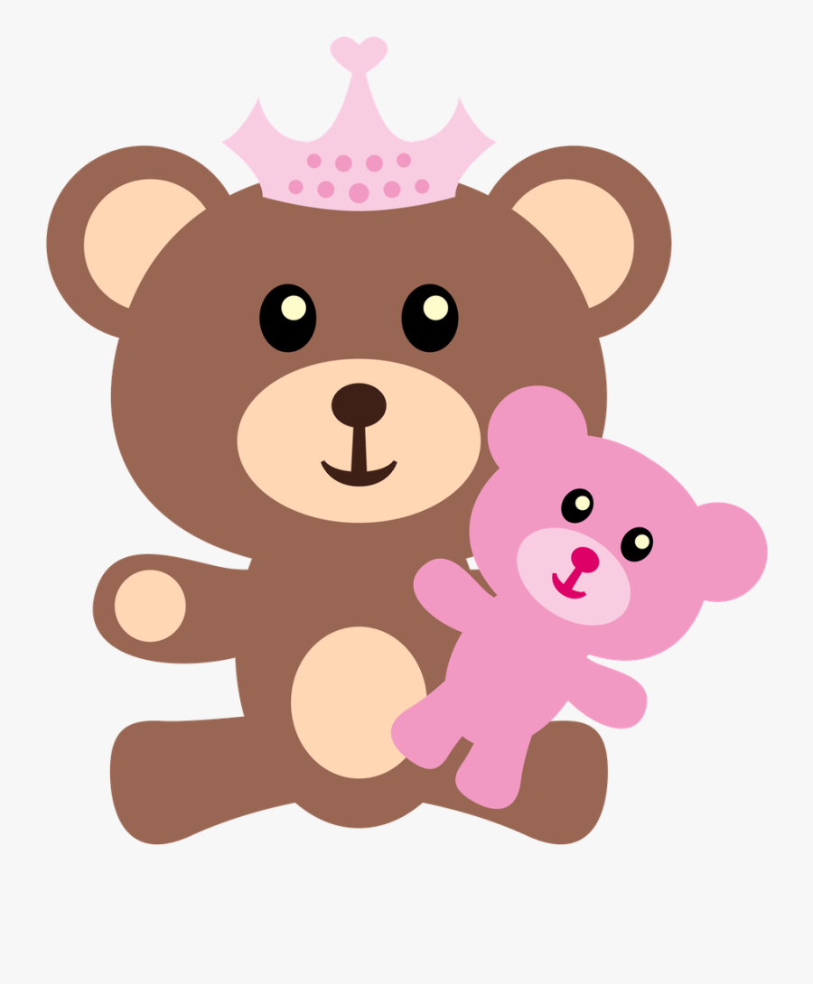 Ursinhos E Ursinhas - Clipart Teddy Bear Girl, Transparent Clipart