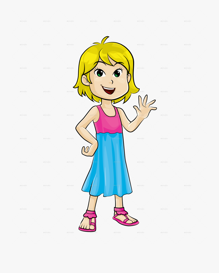 Boy And Girl Img/young Girl Img/2young-girl - Cartoon Boys And Girls Png, Transparent Clipart