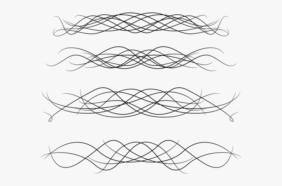 Transparent Swirl Divider Png - Portable Network Graphics, Transparent Clipart