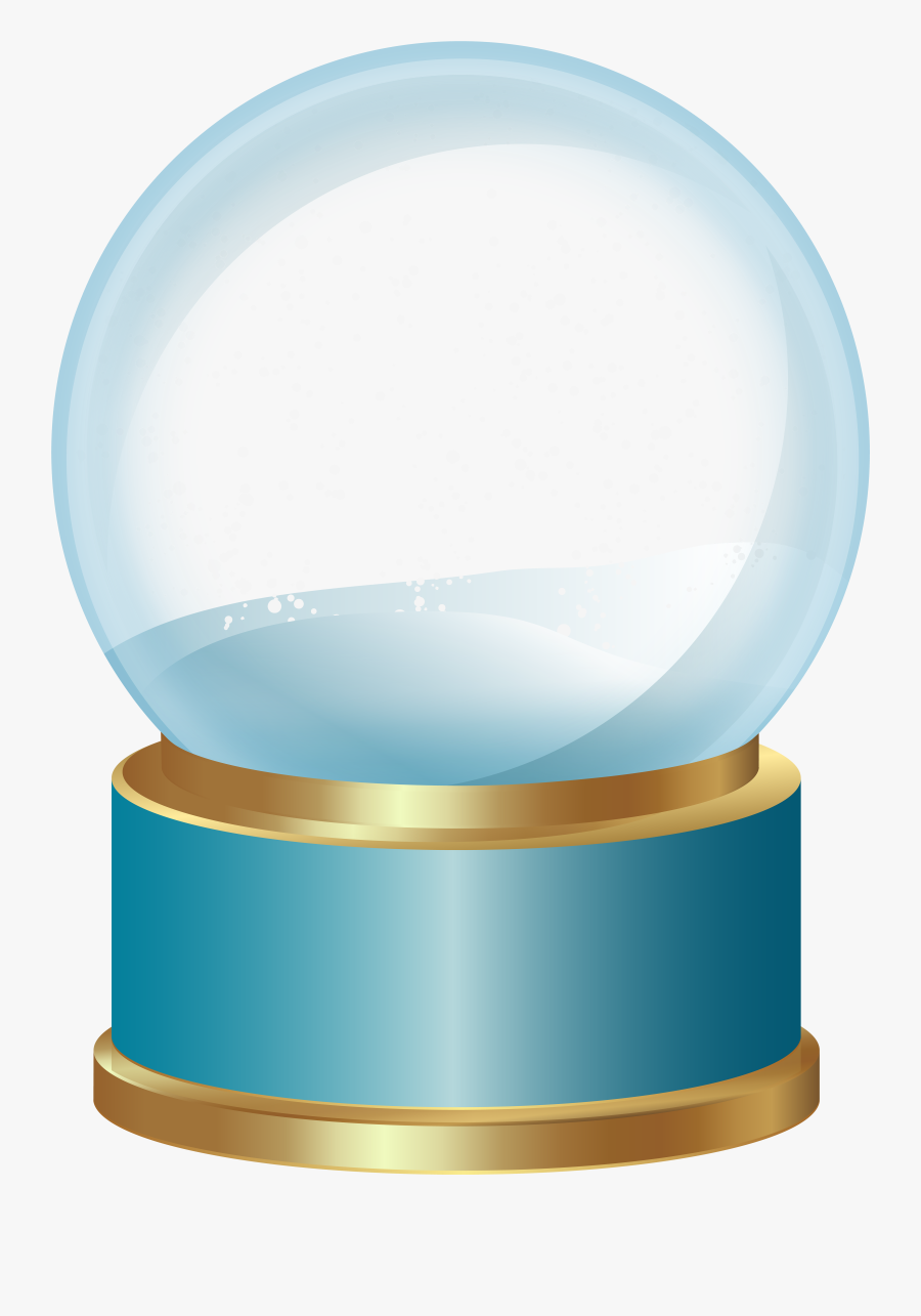 Transparent Snowing Clipart - Snow Globe With Transparent Background, Transparent Clipart