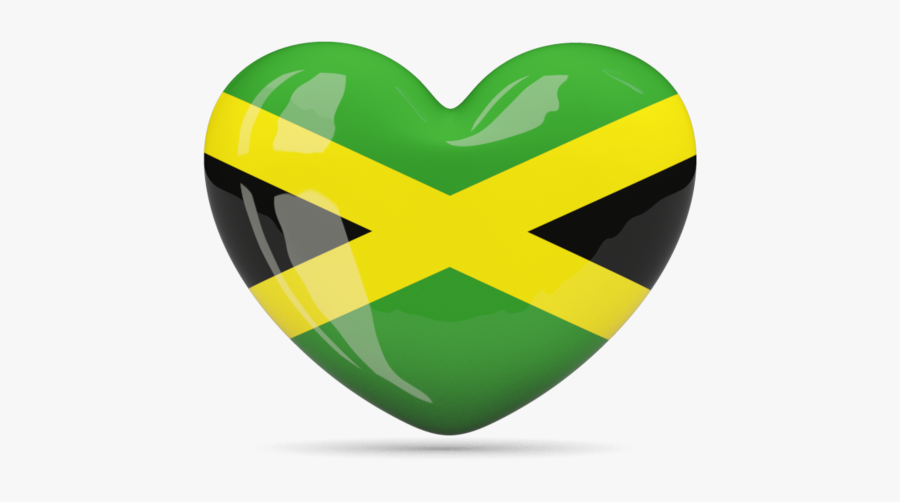 Jamaica Flag Png Transparent Image - Jamaica Flag Heart Png, Transparent Clipart