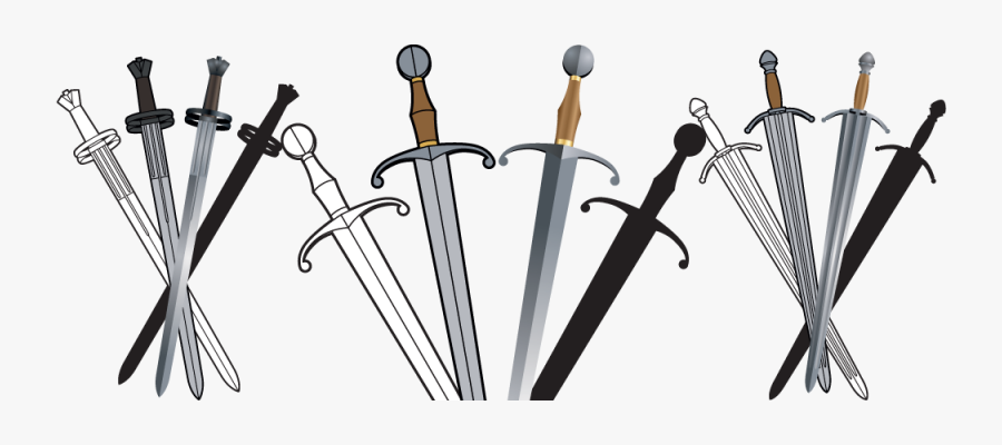 John S Clip Art - Sword, Transparent Clipart