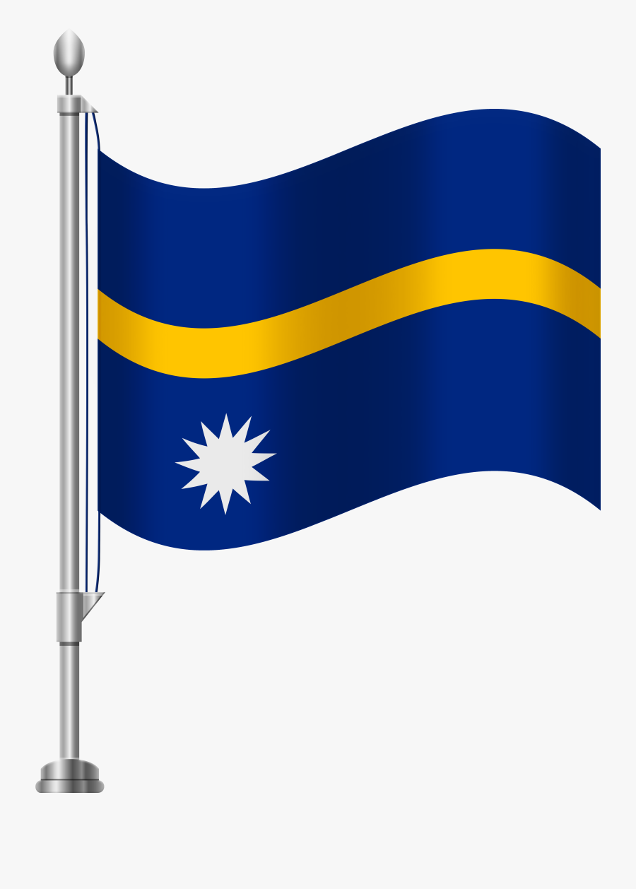 Nauru Flag Png Clip Art - Netherland Flag No Background, Transparent Clipart