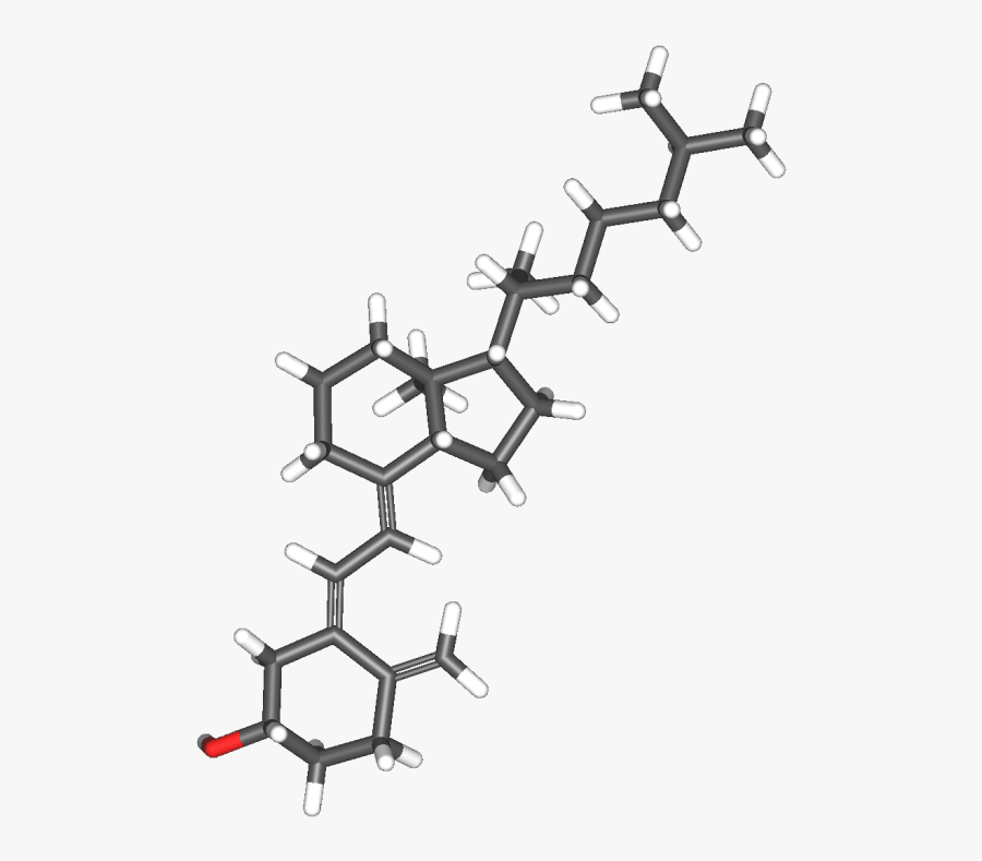 Cholecalciferol-3d - Vitamin D 3d Structure, Transparent Clipart