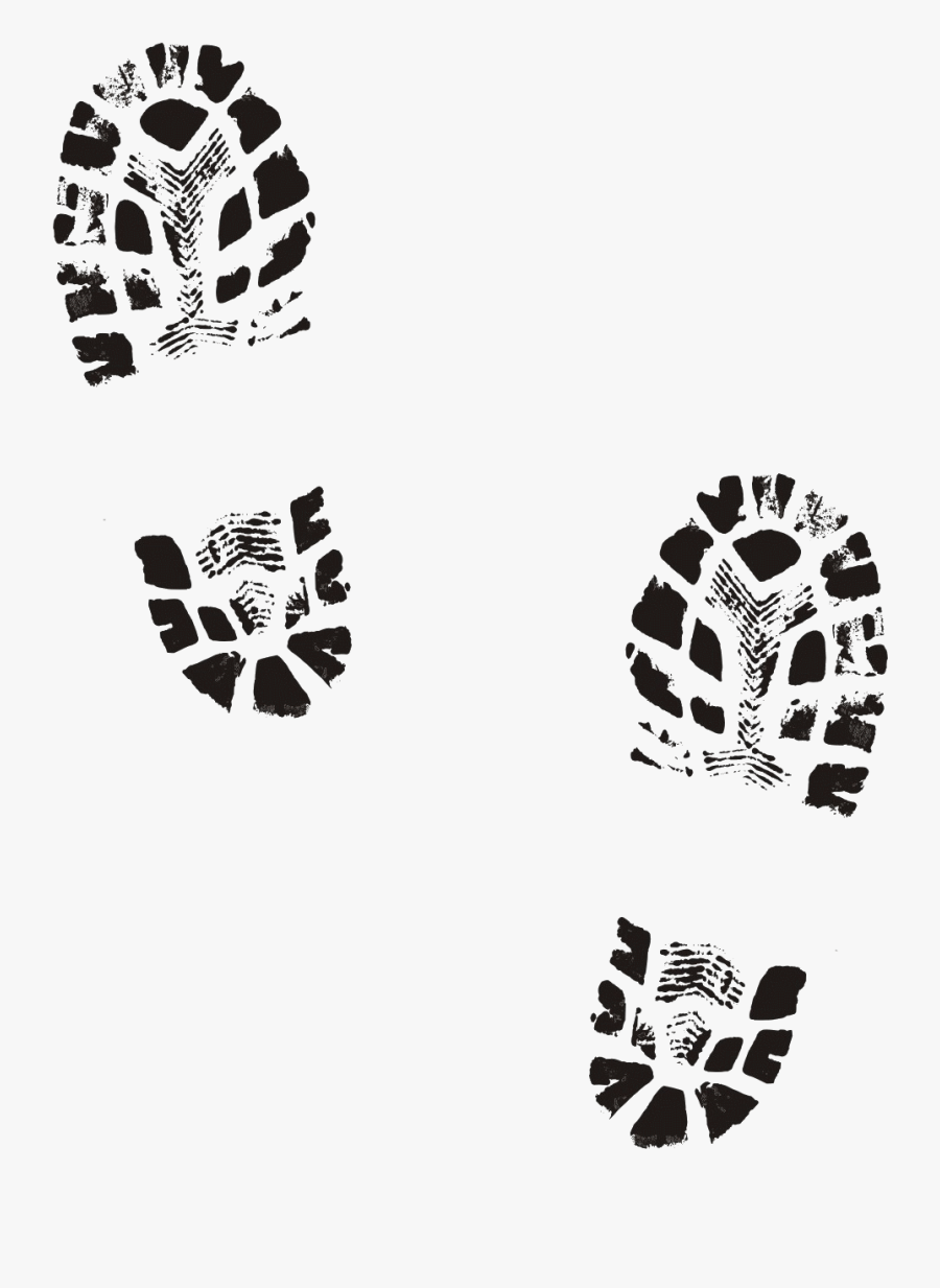 Shoe Boot Printing Footprint Clip Art - Boot Prints Png, Transparent Clipart