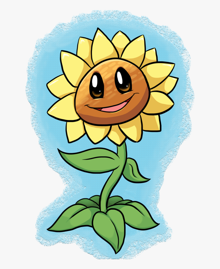 Plants Vs Zombies Clipart Sunflower - Pixel Sunflower Pvz, Transparent Clipart