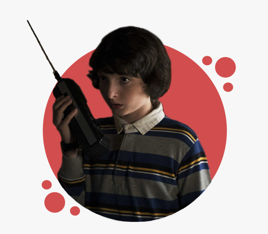 Microphone Show Netflix Hopper Television Chief Tartan - 80s Stranger Things Walkie Talkie, Transparent Clipart