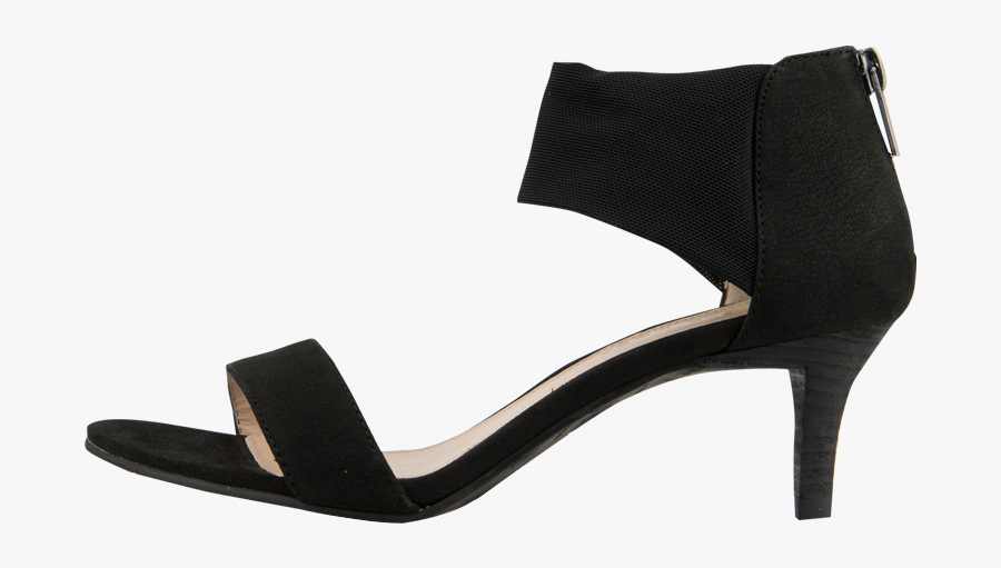 Clip Art Eden Black Leather Mesh - High Heels, Transparent Clipart