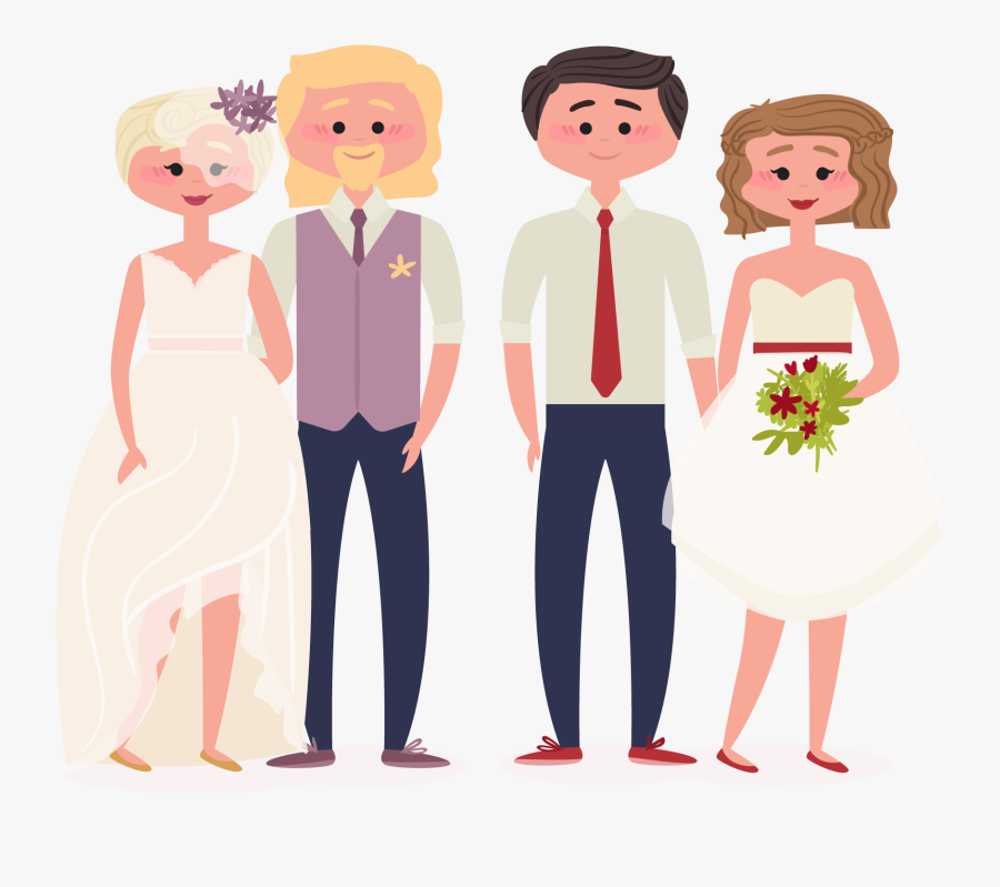 Couple Vector Husband And Wife - Marriage, Transparent Clipart
