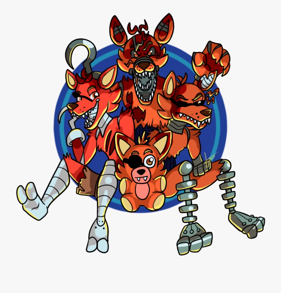 Foxy Family Picture By Halfway To Insanity - Five Nights At Freddy's, Transparent Clipart