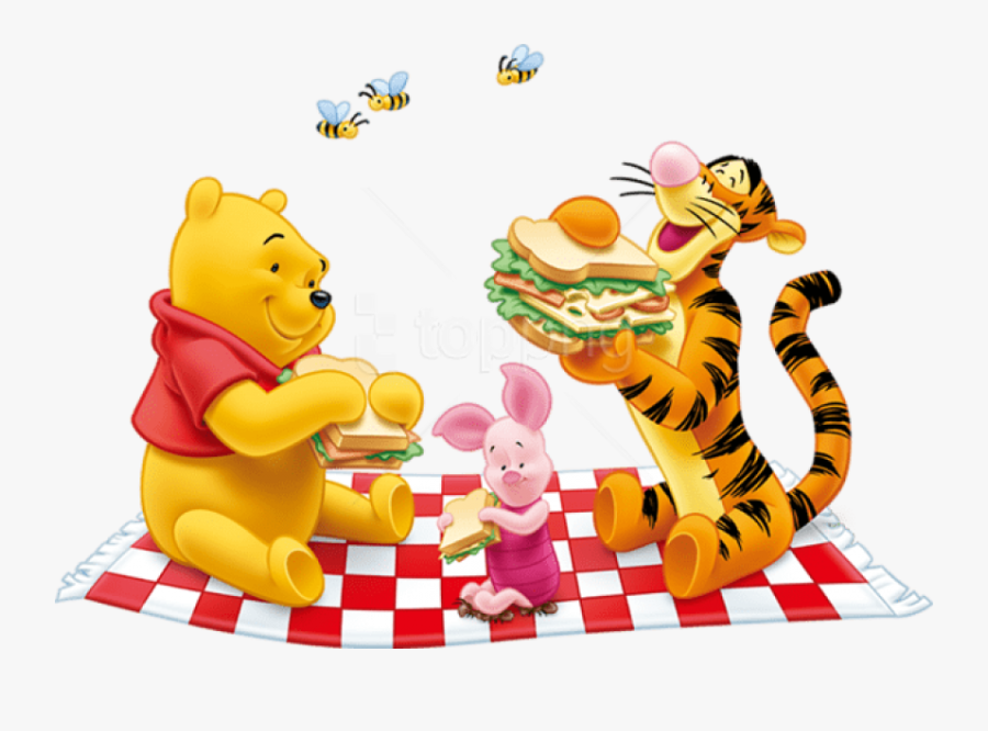 Transparent Tiger Stripes Clipart - Pooh Piglet And Tigger, Transparent Clipart