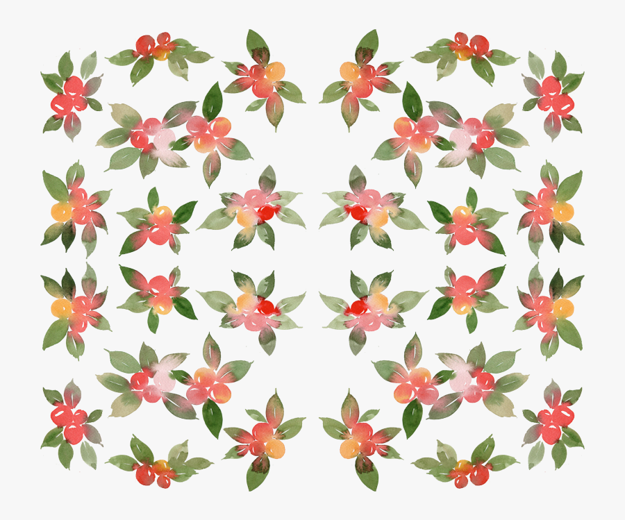 Watercolor Holly Berry Wallpaper - Motif, Transparent Clipart