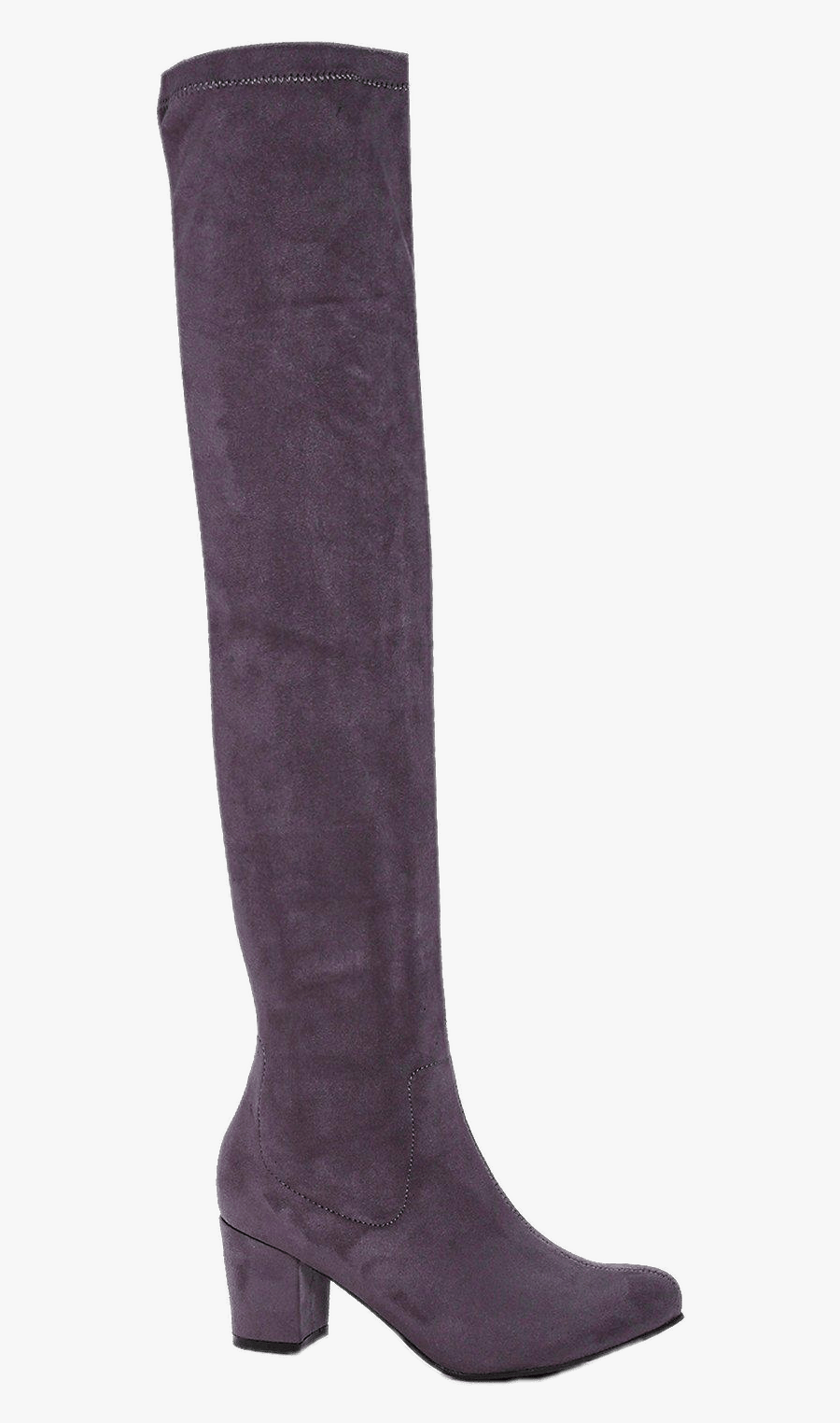 Mauve Knee High Boot Clip Arts - Knee-high Boot, Transparent Clipart