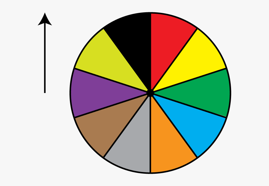 Math Clip Art - Spinner 10 Sections Clipart, Transparent Clipart