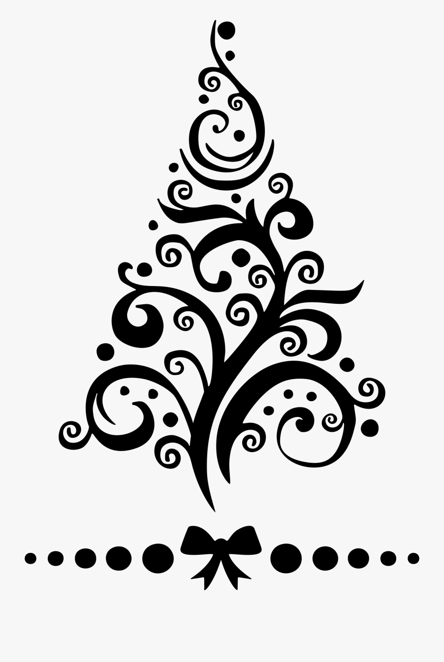 Colorado Spruce,pine Family,christmas Decoration - Lace Christmas Tree Silhouette, Transparent Clipart