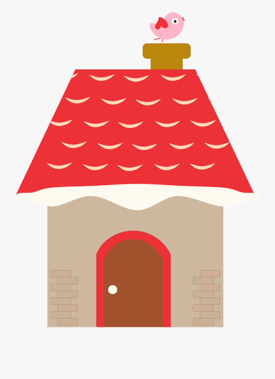 Houses Clipart Red Riding Hood - Little Red Riding Hood House Clipart, Transparent Clipart