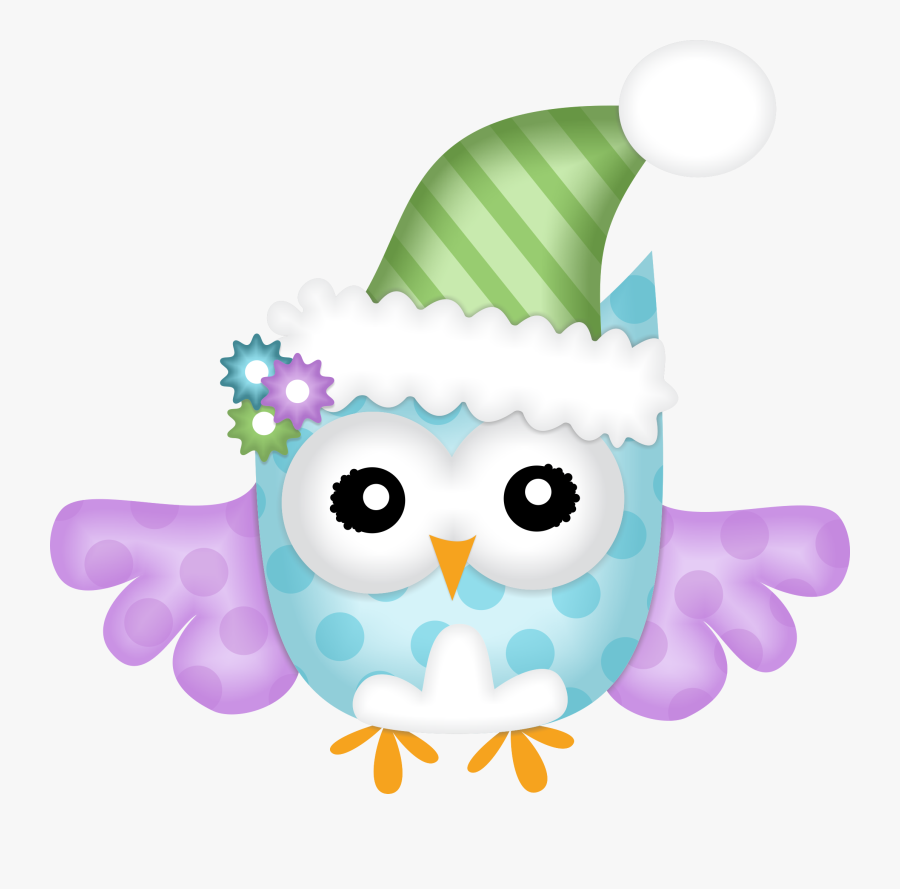 Christmas Owl Clipart Png, Transparent Clipart