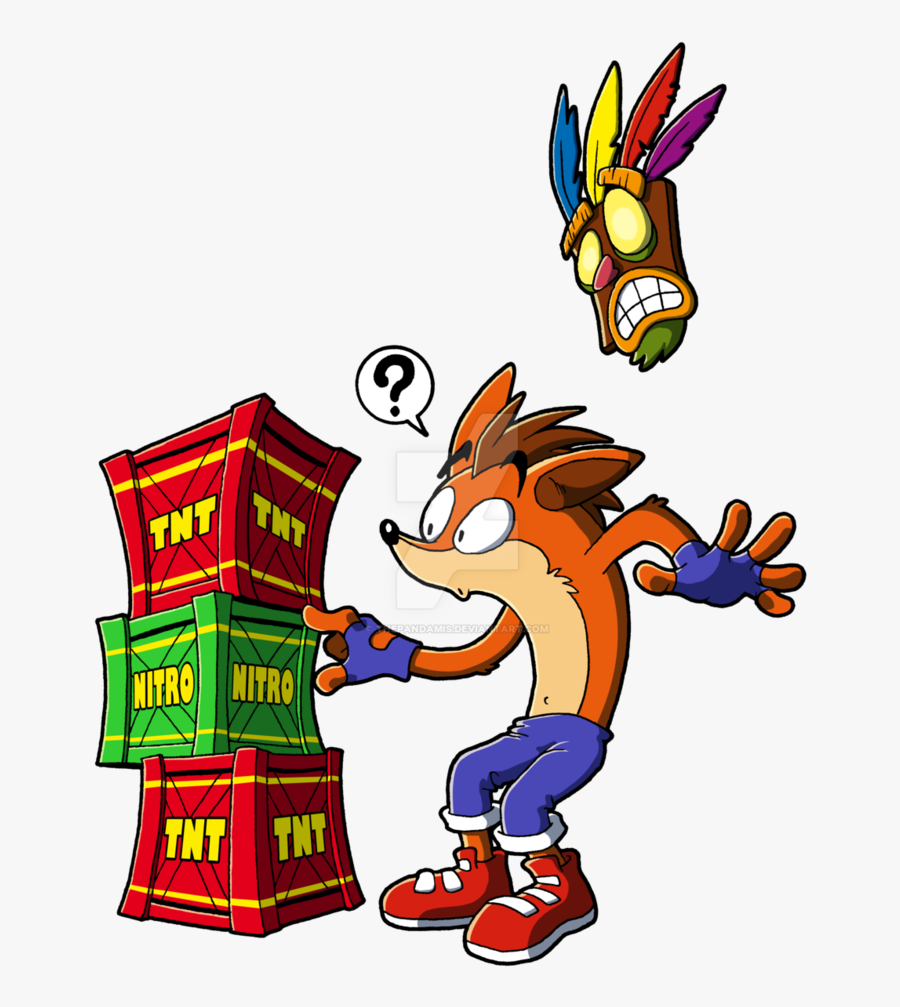 Crash Bandicoot Nitro Crate Png Freeuse Library - T Shirt Crash Bandicoot, Transparent Clipart