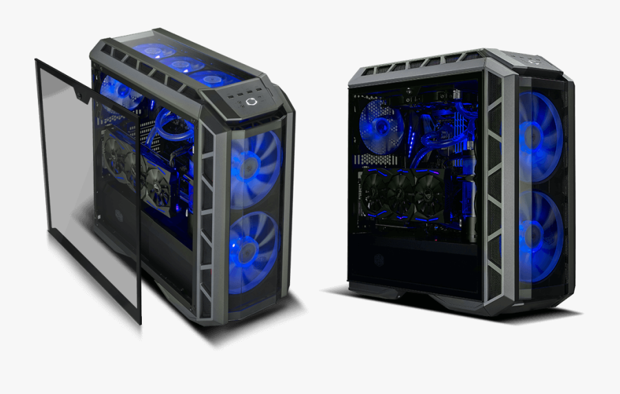 Cpu Cabinet Png - Cooler Master Mastercase H500p Atx Mid Tower Case, Transparent Clipart