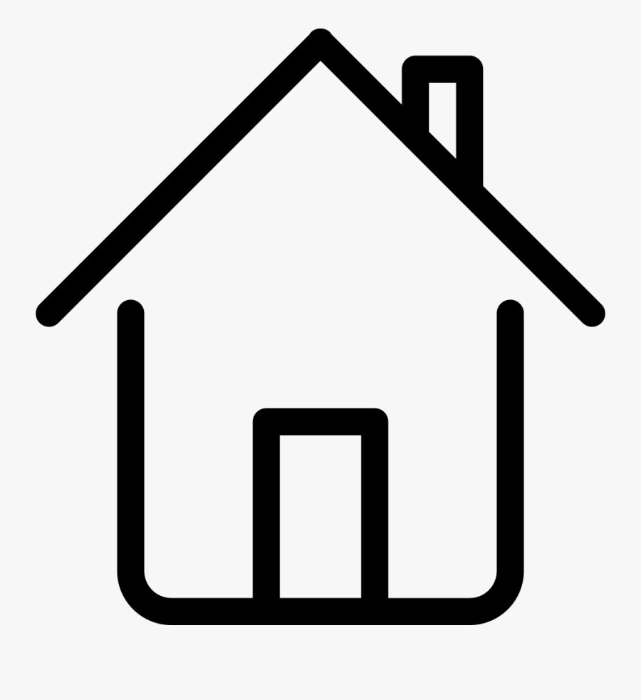 Home Outline Icon Png Clipart , Png Download - Noun Project Home, Transparent Clipart