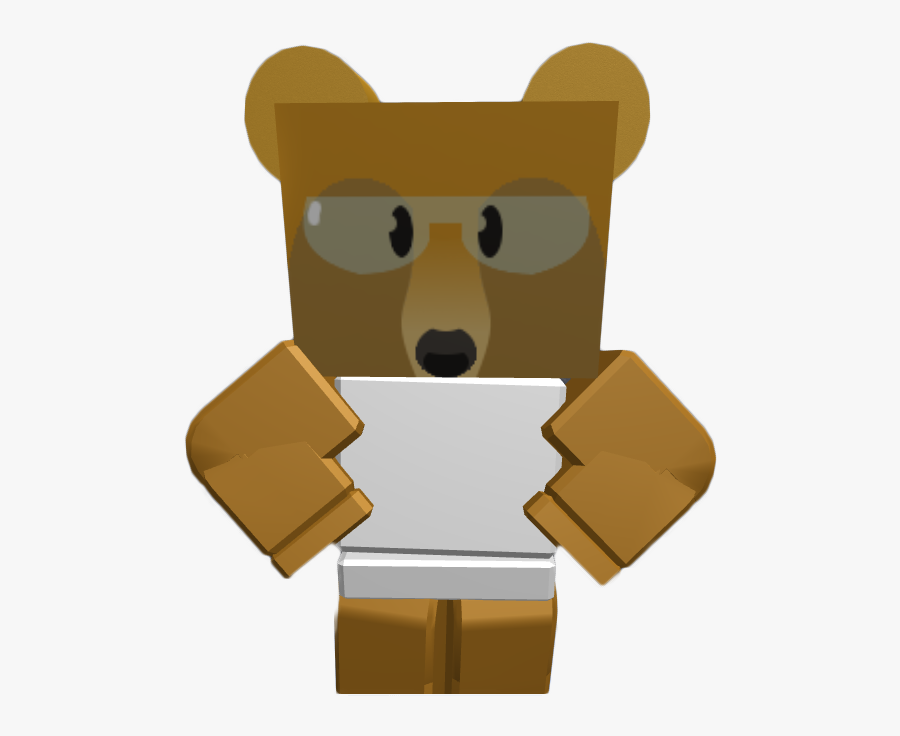Science Bear Roblox Bee Swarm Simulator Bear Free Transparent Clipart Clipartkey - teddy bear roblox animation