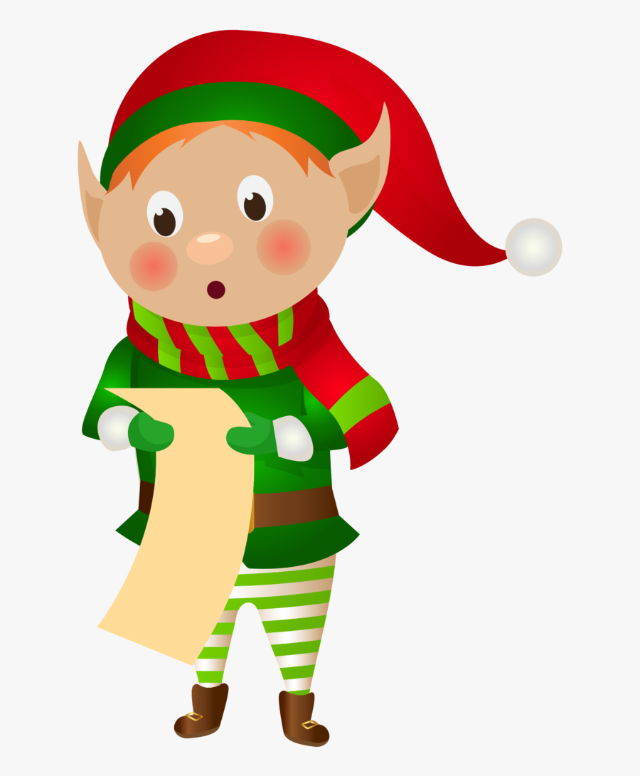 Christmas Clipart Elf 2 Clip Art - Christmas Elves Transparent Background, Transparent Clipart
