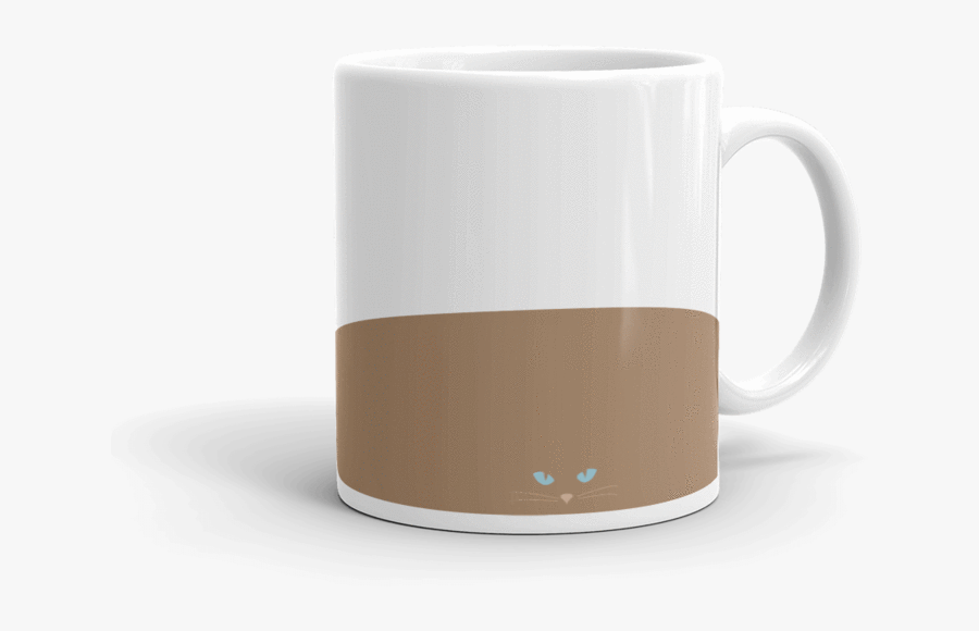 Inscrutable Cat Coffee Mug Cat Lover Gift - Coffee Cup, Transparent Clipart