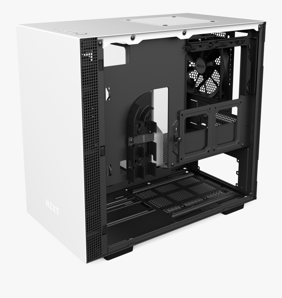 Transparent Computer Case Png - Nzxt H200i, Transparent Clipart