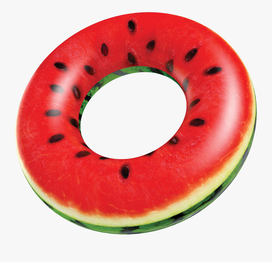 Watermelon Beach & Pool Tube - Pool Float Transparent Background, Transparent Clipart