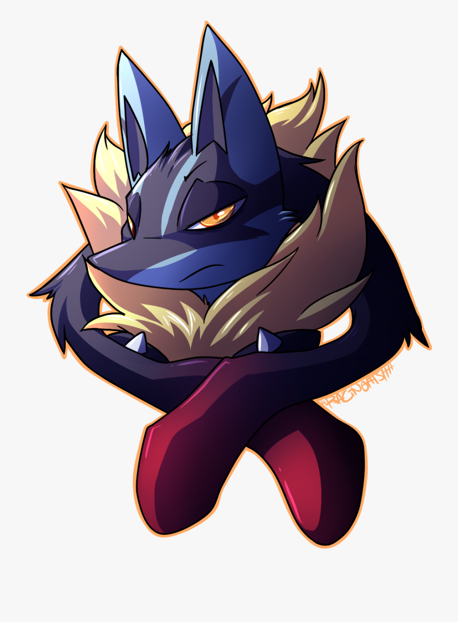 Lucario And Riolu Temple - Fan Art Lucario Cool, Transparent Clipart