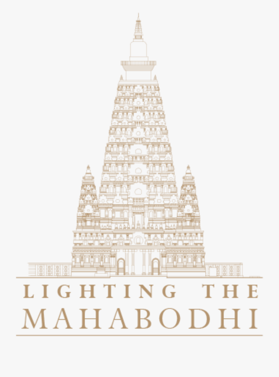 Hindu Temple , Png Download - Mahabodhi Temple Drawing , Free
