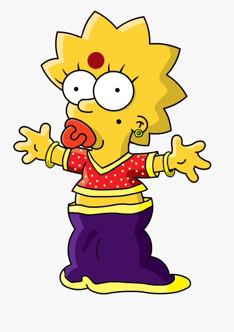 Maggie Simpson Hindu Clipart , Png Download - Maggie Simpson Fundo Transparente, Transparent Clipart