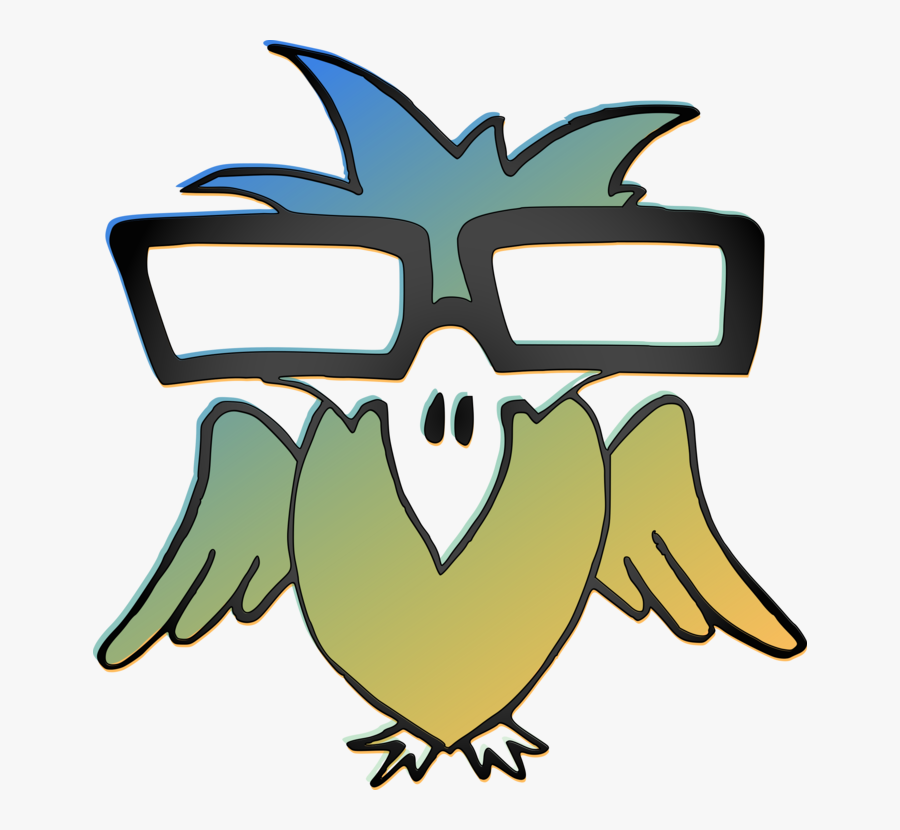 Wing,beak,tree - Birds With Glasses, Transparent Clipart