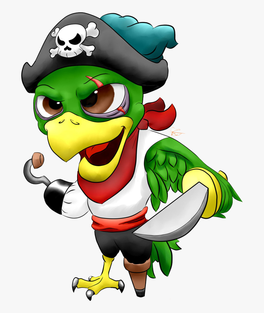 Pirate Parrot Png Image - Pirate Parrot Transparent Background, Transparent Clipart