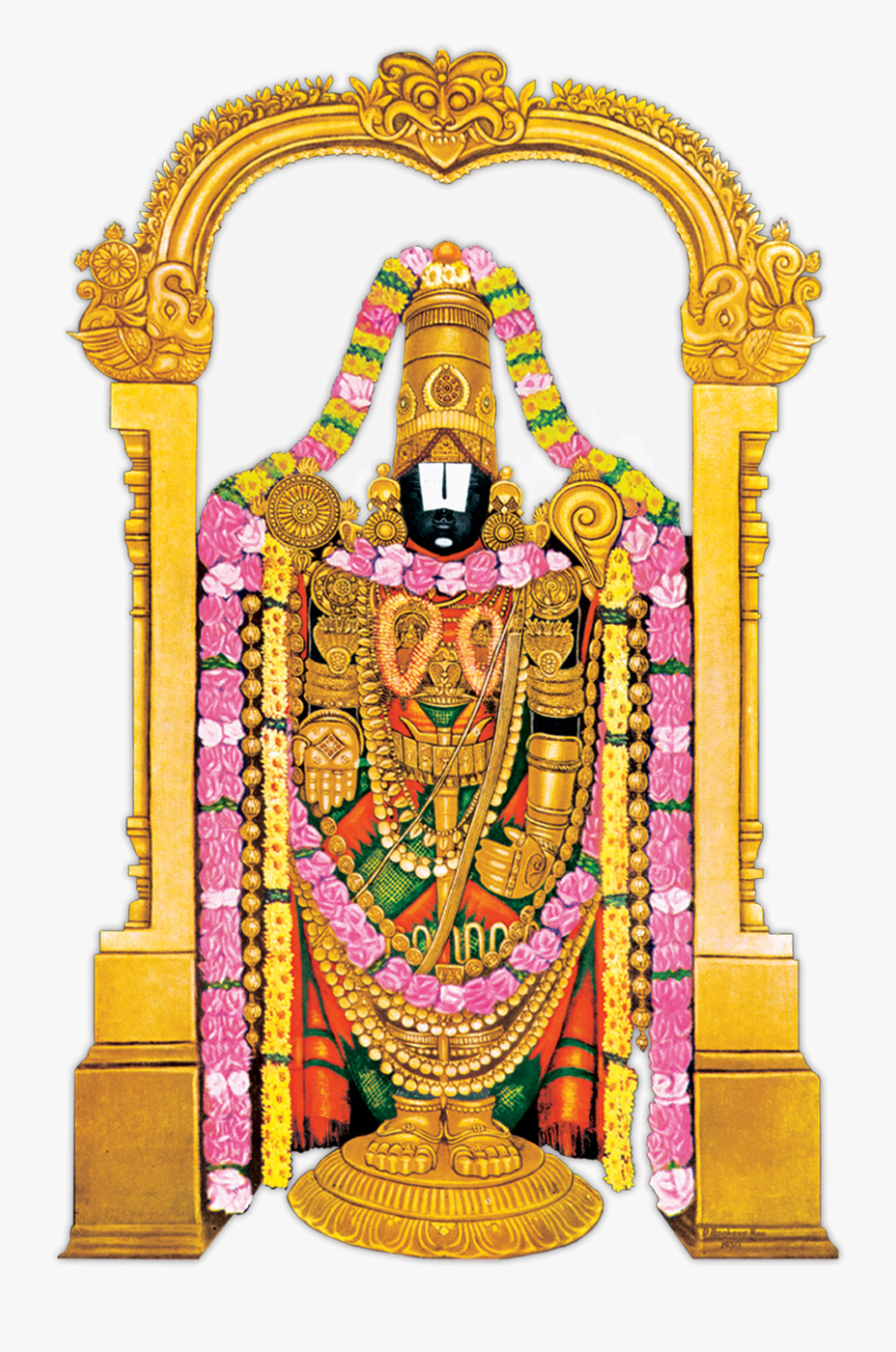 Lord Venkateswara Png - Lord Venkateswara Swamy Png, Transparent Clipart