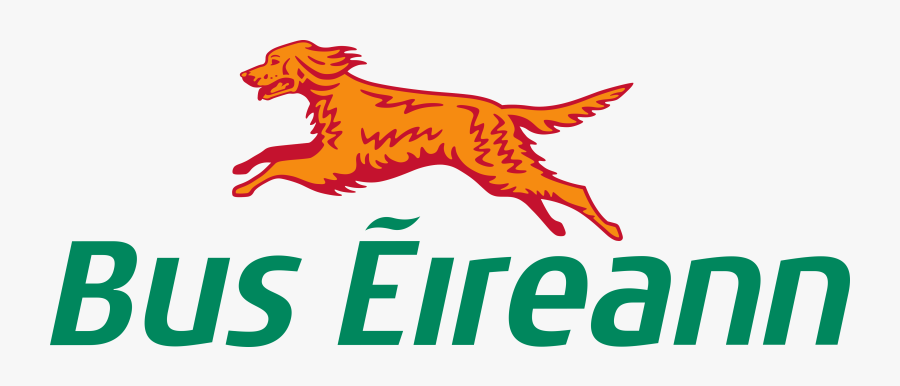 Red Setter Bus Eireann, Transparent Clipart