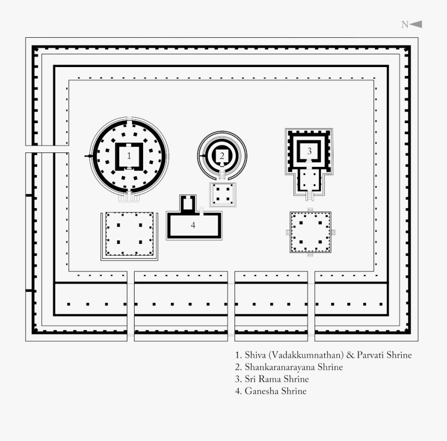 Sree Padmanabhaswamy Temple Plan, Transparent Clipart