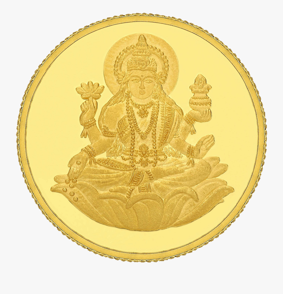 Lakshmi Gold Coin Png Photos - Gold Coin Atchaya Tritiya, Transparent Clipart