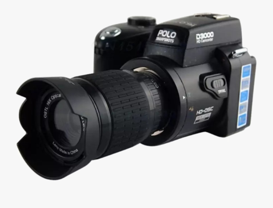 Dslr Camera Png Free Download - Polo Dslr Camera Review, Transparent Clipart
